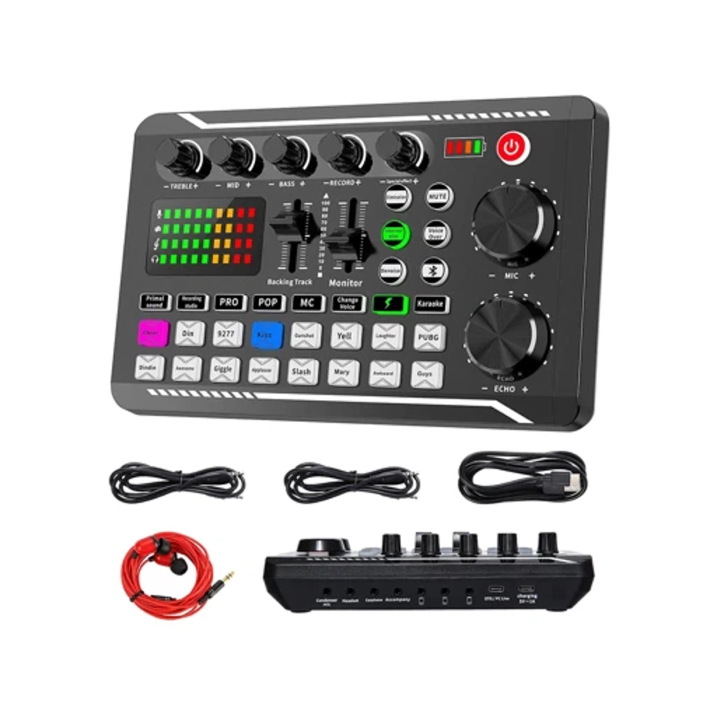 Комплект оборудования для подкастов, прямых трансляций.